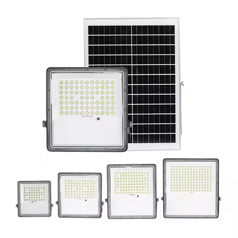 Sensor De Movimiento De Alto Lumen De Seguridad IP65 Original Reflector Solar Al Aire Libre Reflector De Estadio Solar Luz De Inundación LED Solar Al Aire Libre